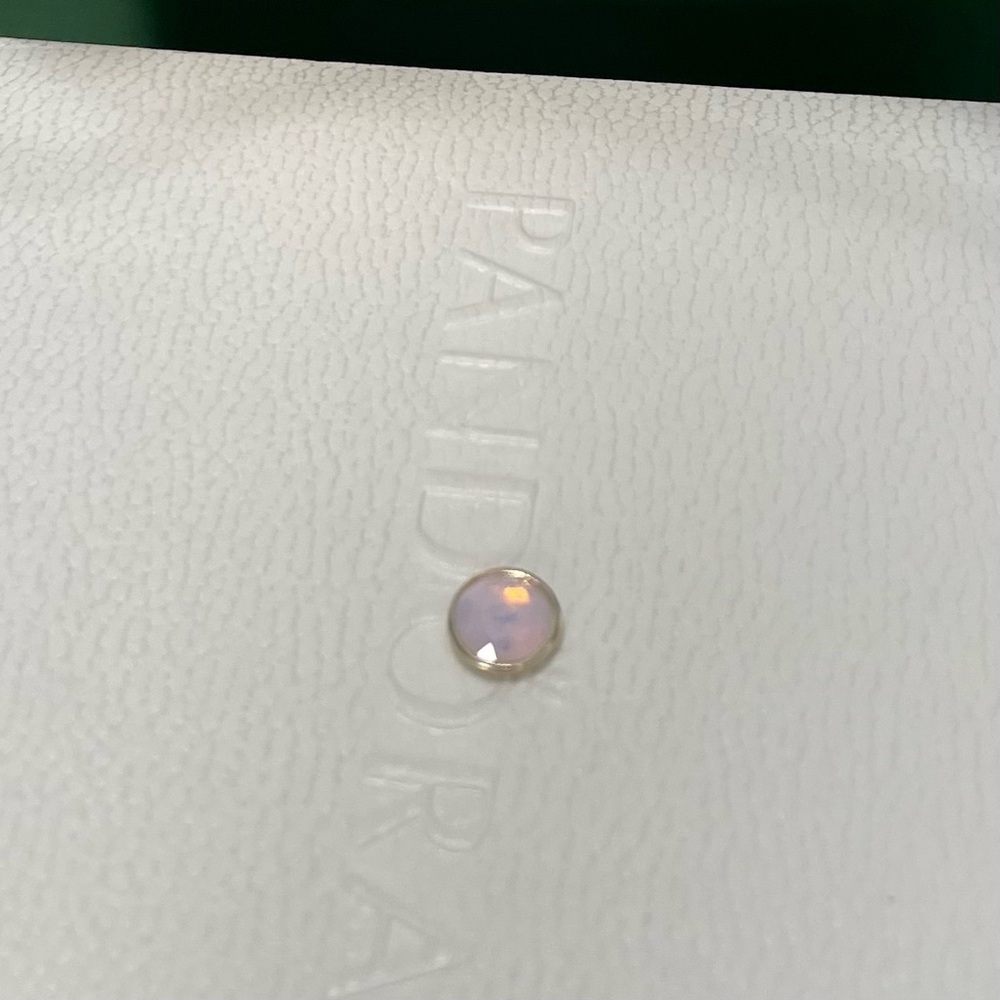 Pandora October Opalescent Gemstone Locket Charm